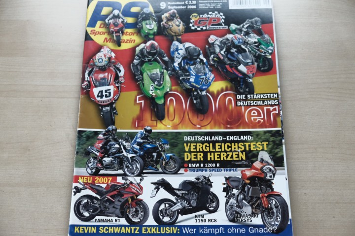 Deckblatt PS Sport Motorrad (09/2006)